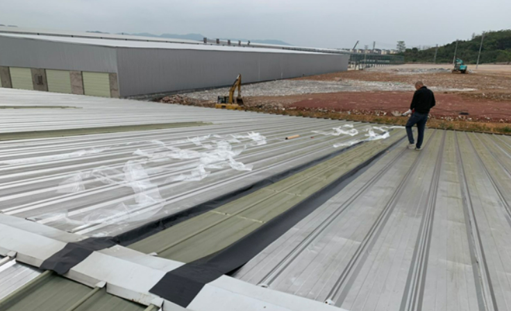 八公山厂房屋面防水维修案例